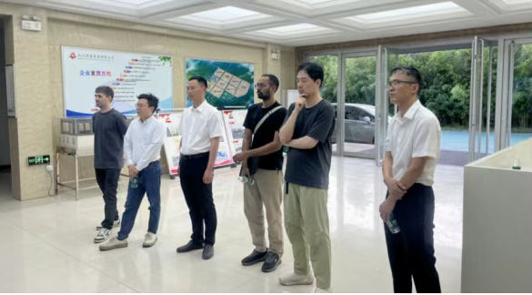 巴哈马玫瑰岛项目国际顾问团队到北汇绿建公司参观考察